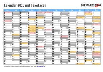 Kalender-2020-Excel